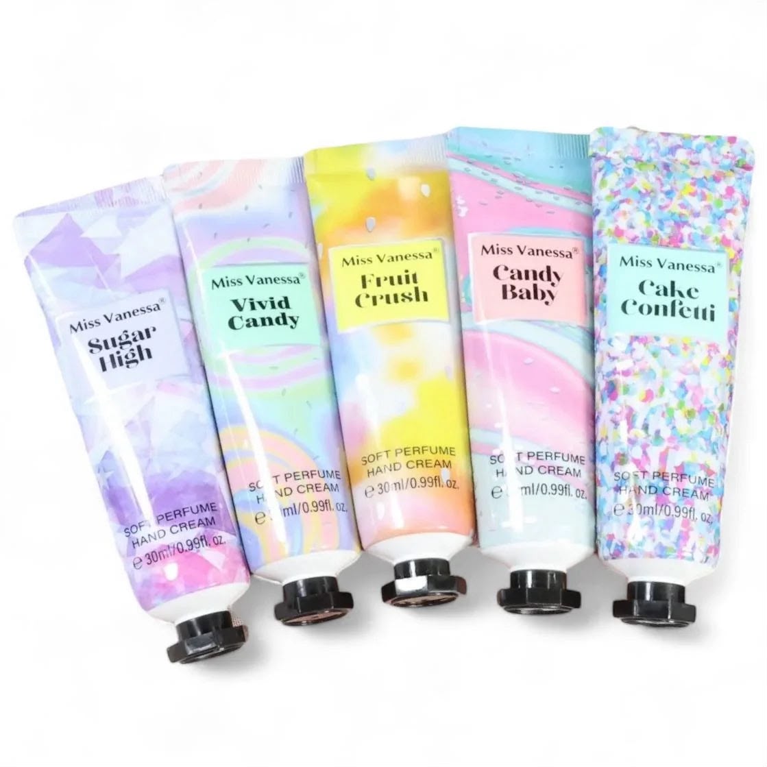 Miss Vanessa Vivid Candy Perfumed Hand Cream Set - 30g X 5 Pcs - Image 5