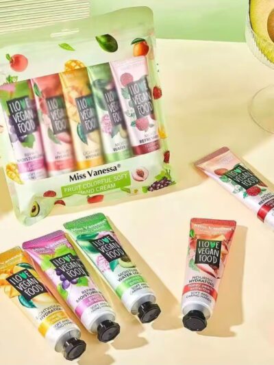 Miss Vanessa Fruit Colorful Soft Hand Cream 5pcs- 30g x 5 Pcs