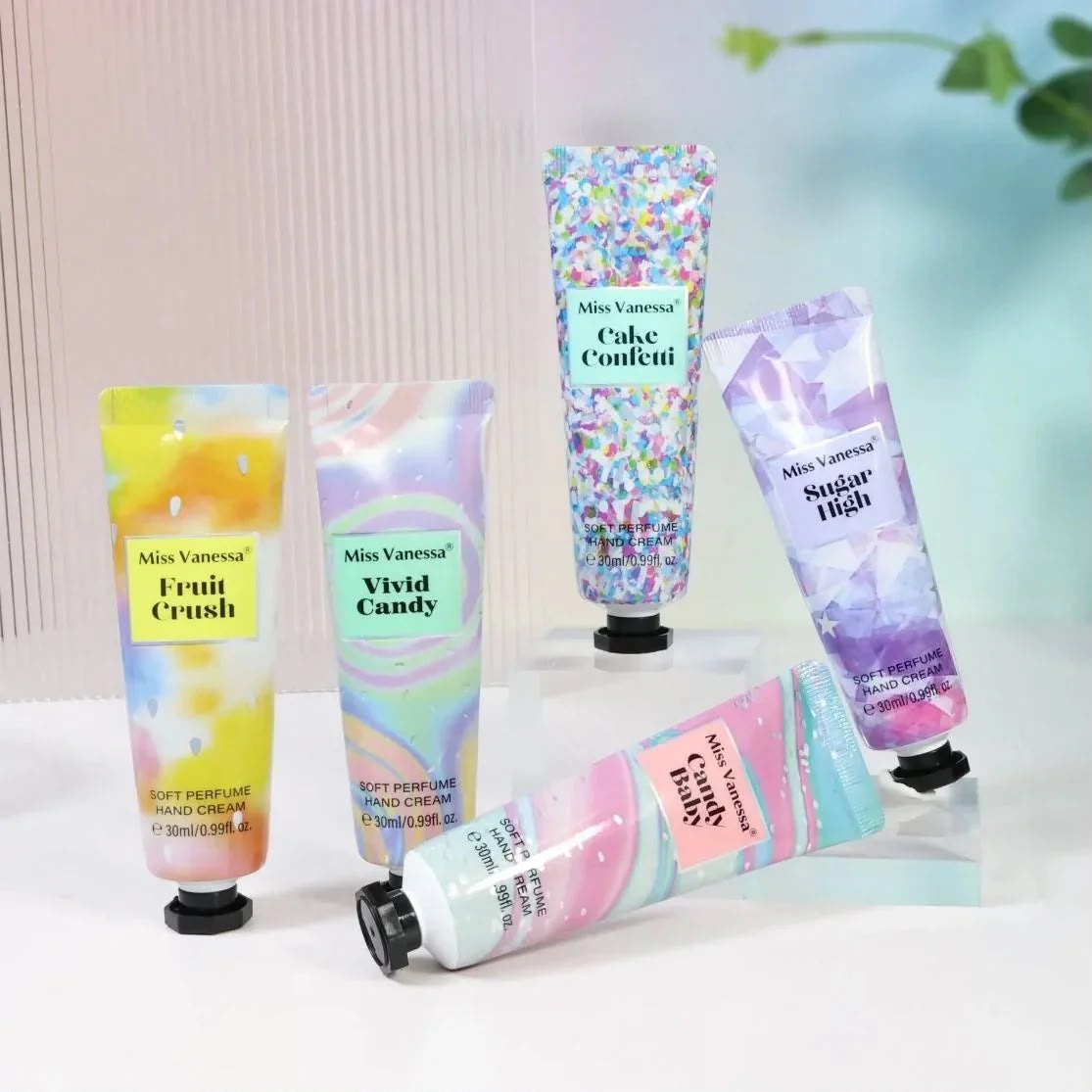 Miss Vanessa Vivid Candy Perfumed Hand Cream Set - 30g X 5 Pcs - Image 4
